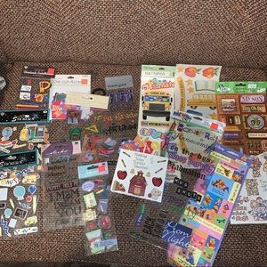 Large craft sticker lot